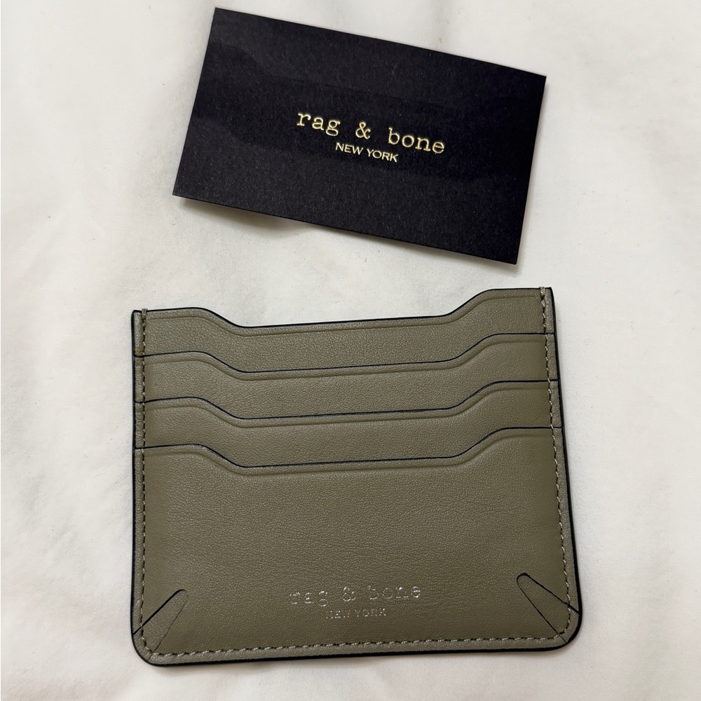 NEW Rag & Bone Leather Crosby Card Holder
